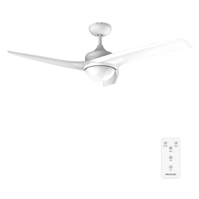Ventilator de tavan Cecotec EnergySilence Aero 550, 62 W, diametru 132 cm, 3 trepte