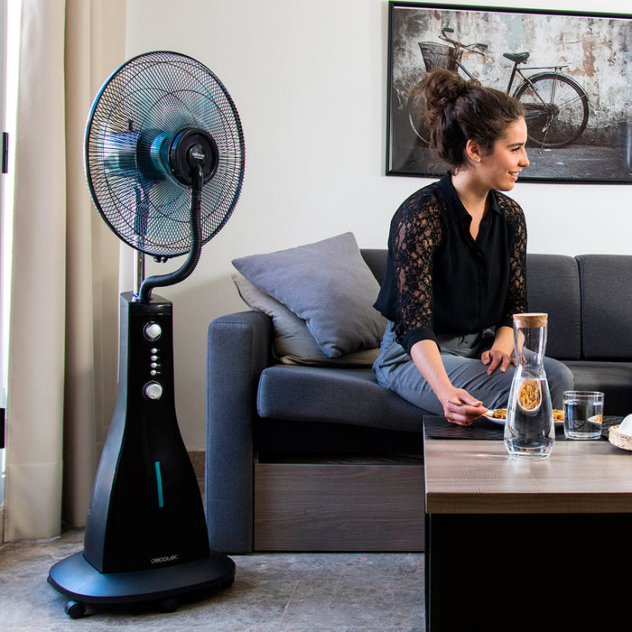 Ventilator cu pulverizare Cecotec EnergySilence 590 Freshessence, 90 W, rezervor 3 l, 3 viteze, diametru 40 cm