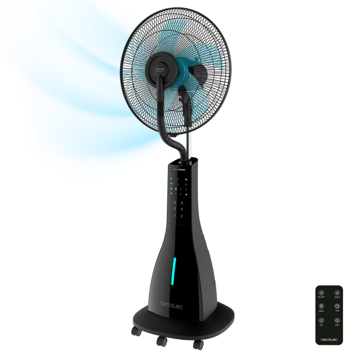 Ventilator cu nebulizare Cecotec EnergySilence 690 Freshessence, 90 W, rezervor 3 l, 3 viteze