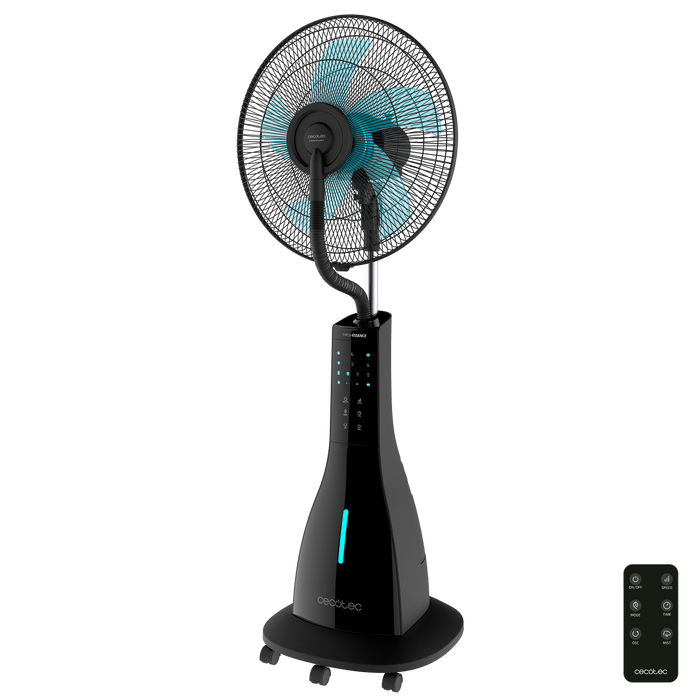 Ventilator cu nebulizare Cecotec EnergySilence 690 Freshessence, 90 W, rezervor 3 l, 3 viteze