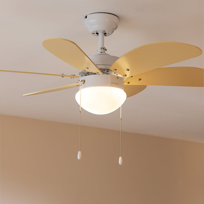 Ventilator de tavan cu lumină Cecotec EnergySilence Aero 3600 Vision SunLight, 50 W, diametru 92 cm, 3 viteze