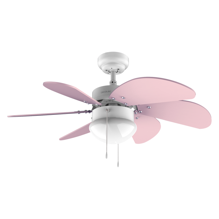 Ventilator de tavan cu lumină Cecotec EnergySilence Aero 3600 Vision Purple, 50 W, diametru 92 cm, 3 trepte, mov