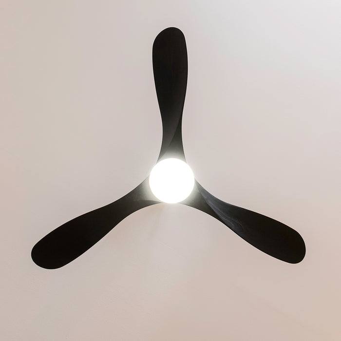Ventilator de tavan cu iluminare Cecotec EnergySilence Aero 5290 Stone Pro, 50 W, diametru 132 cm, 5 trepte