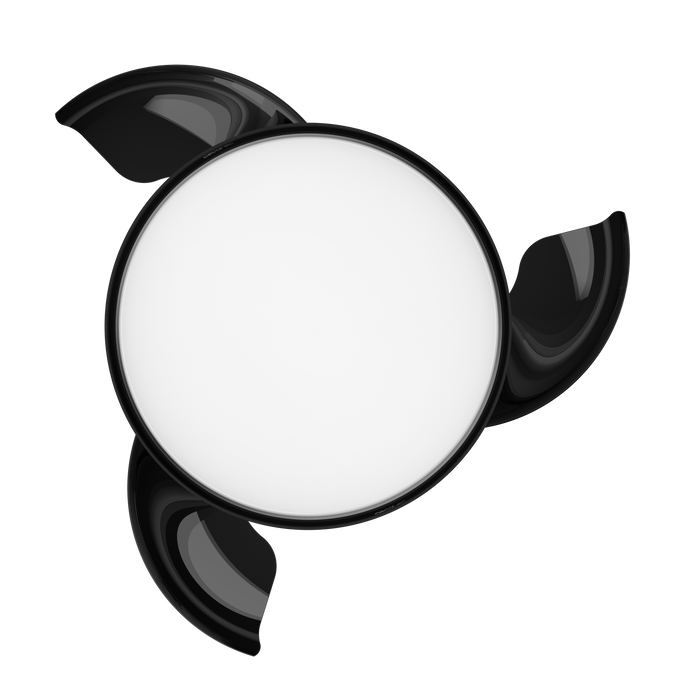 Ventilator de tavan cu palete retractabile Cecotec EnergySilence Aero 4280 Invisible Black, 40 W, 106 cm, 6 trepte, negru