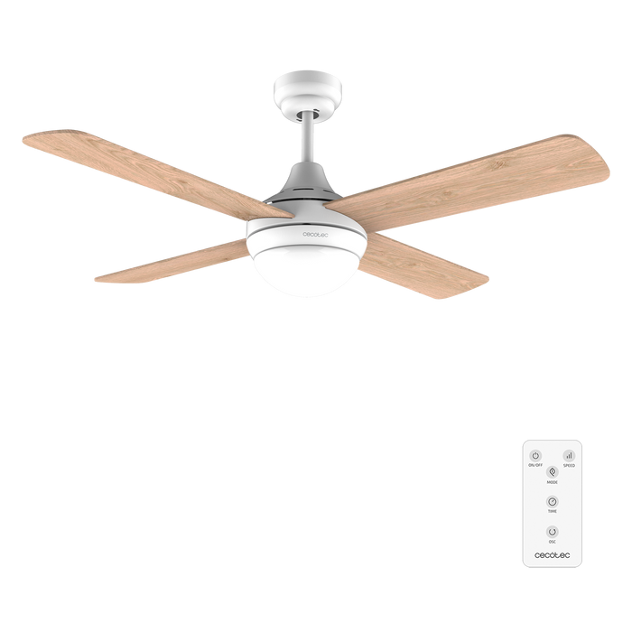 Ventilator de tavan cu LED Cecotec EnergySilence Aero 4250 DC Fresh, 40 W, diametru 106 cm, 3 trepte, telecomandă