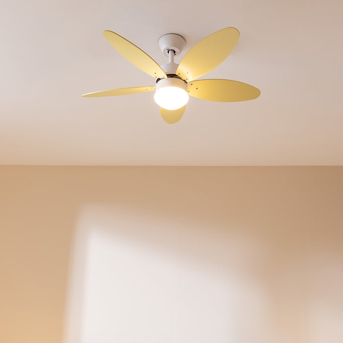 Ventilator de tavan cu iluminare Cecotec EnergySilence Aero 4260 SunLight, 40 W, diametru 106 cm, 6 trepte