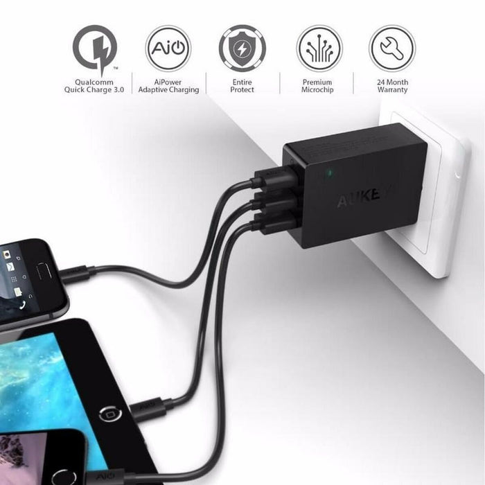 Încărcător de Perete Aukey PA-T14 Negru