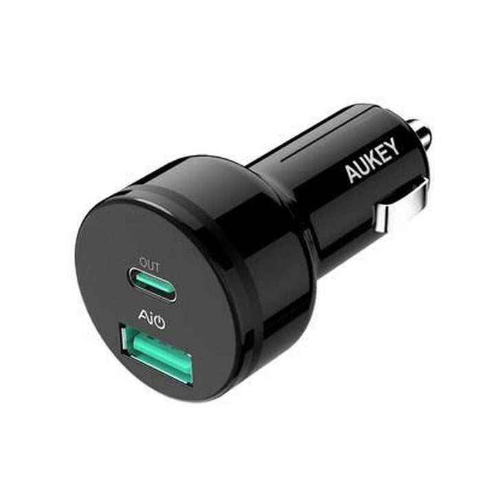 Încărcător de Mașină Aukey CC-Y7 Negru