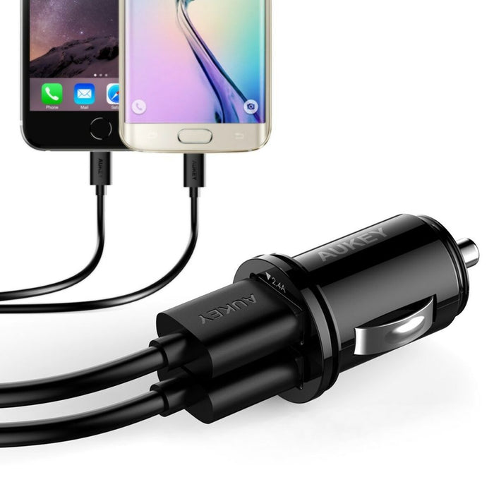 Încărcător de Mașină Aukey CC-S1 Negru 24 W
