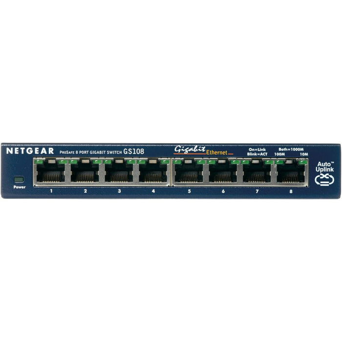 Switch de Birou Netgear GS108GE 8P Gigabit