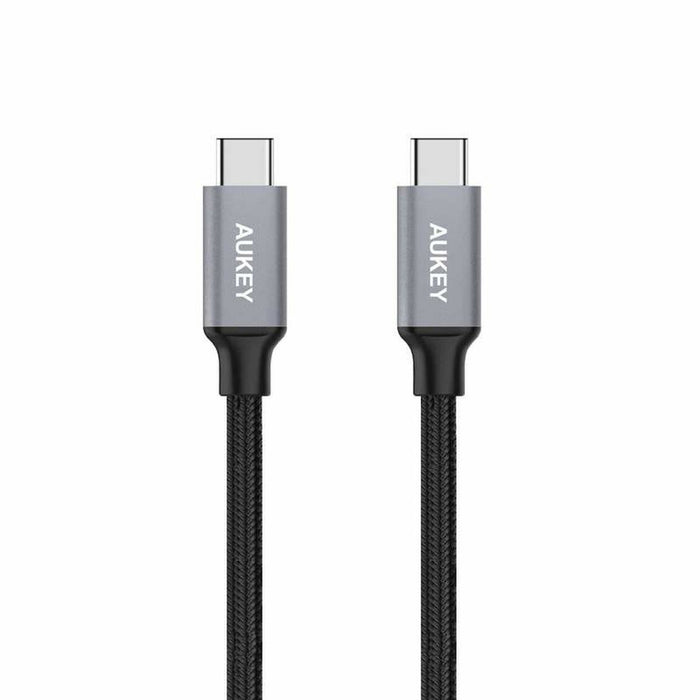 Cablu USB C Aukey CB-CD5 Negru Negru/Gri 1 m