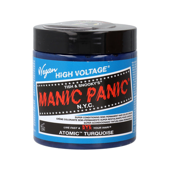 Pusiau laikinas dažas Manic Panic Panic High Turquoise (237 ml)