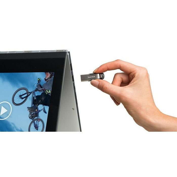 Memorie USB SanDisk Ultra Flair Negru Argintiu