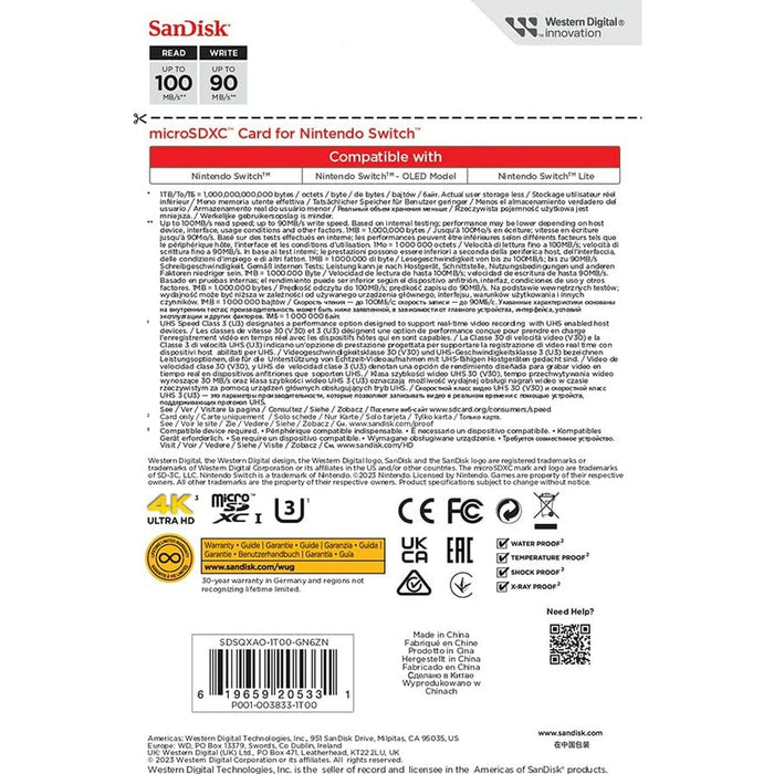 Card de Memorie Micro SDXC SanDisk SDSQXAO-1T00-GN6ZN