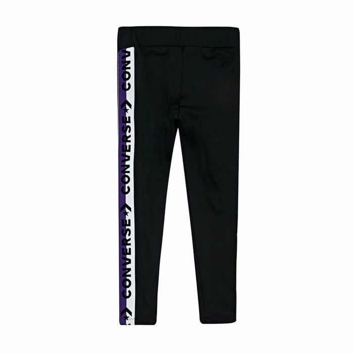 Colanți Sport pentru Copii Converse Wordmark Taping Negru