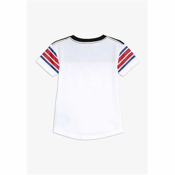Tricou cu Mânecă Scurtă pentru Copii Converse Retro Sport Alb