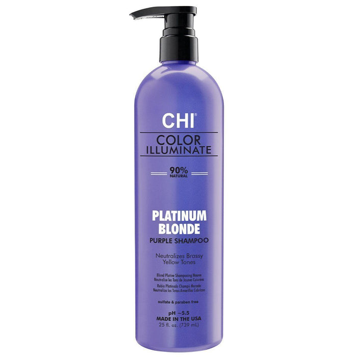 Șampon Neutralizator de Culoare Farouk Chi Color Illuminate Platinum Blonde 739 ml