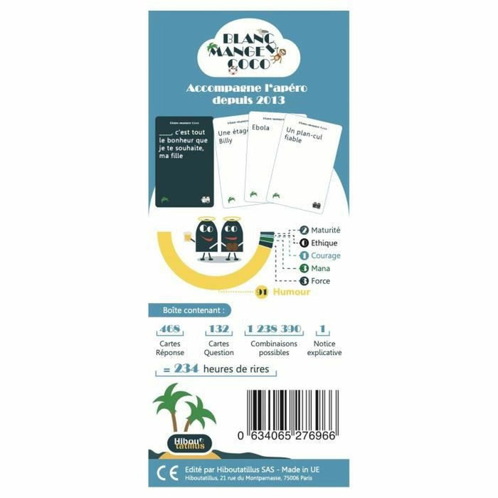 Joc deîntrebări și răspunsuri Blanc Mange Coco - Volume 1 (FR)