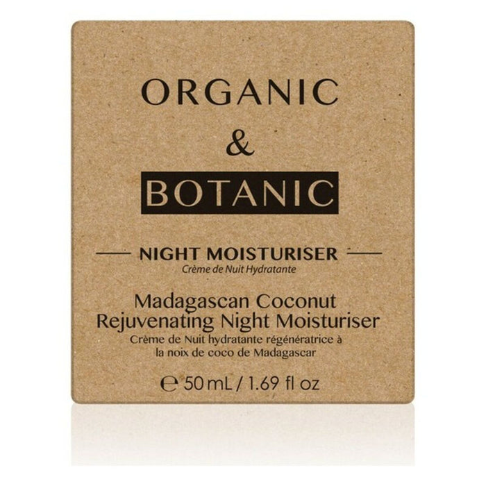 Cremă de Noapte Madagascan Coconut Organic & Botanic OBMCNM 50 ml