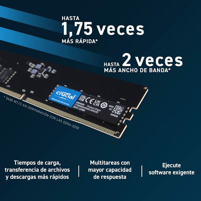 Memorie RAM Crucial CT2K16G56C46U5 32 GB