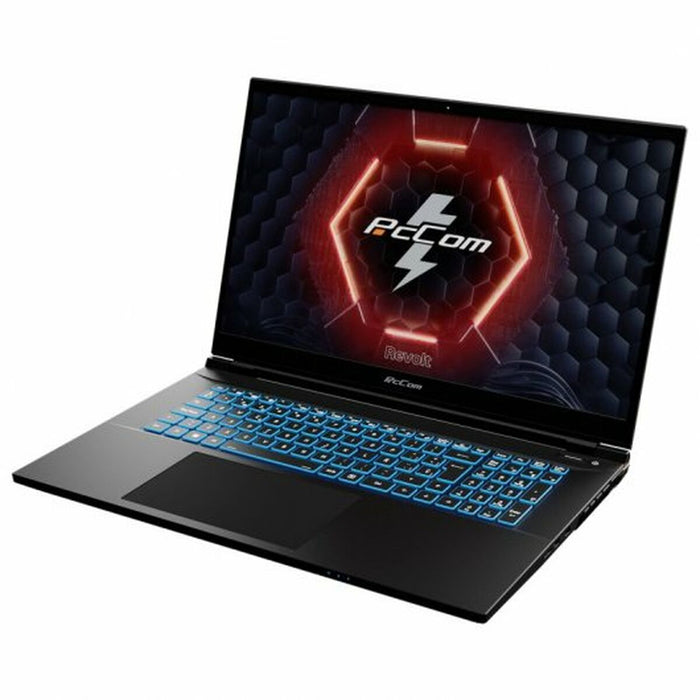 Laptop PcCom Revolt 4070 17,3" Intel Core i7-13700HX 32 GB RAM 500 GB SSD Nvidia Geforce RTX 4070 Qwerty Spaniolă