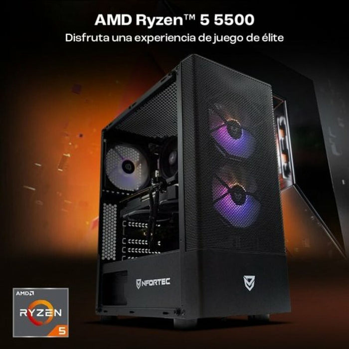 PC cu Unitate PcCom Lite AMD RADEON RX 6650XT 16 GB RAM 1 TB SSD