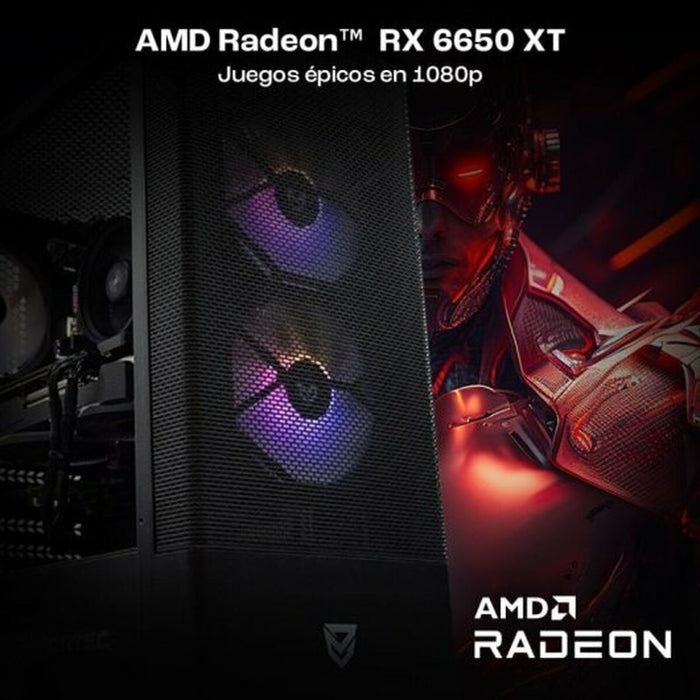PC cu Unitate PcCom Lite AMD RADEON RX 6650XT 16 GB RAM 1 TB SSD