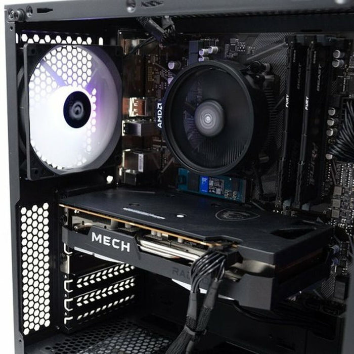 PC cu Unitate PcCom Lite AMD RADEON RX 6650XT 16 GB RAM 1 TB SSD