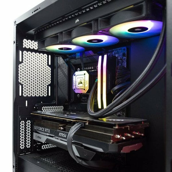 PC cu Unitate PcCom PCC-ULT-13700KF-4080-BLKW Intel Core i7-13700KF 32 GB RAM 2 TB SSD NVIDIA GeForce RTX 4080