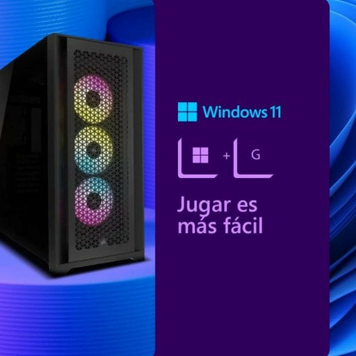 PC cu Unitate PcCom PCC-ULT-13700KF-4080-BLKW Intel Core i7-13700KF 32 GB RAM 2 TB SSD NVIDIA GeForce RTX 4080
