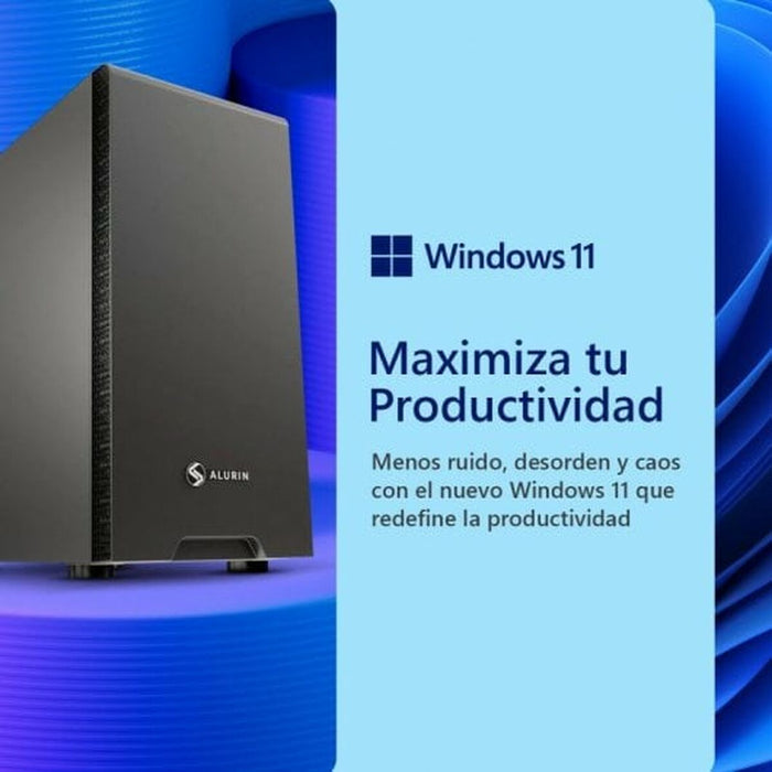 PC cu Unitate PcCom PCCOMWORK12400WP Intel Core i5-1240 16 GB RAM 500 GB SSD
