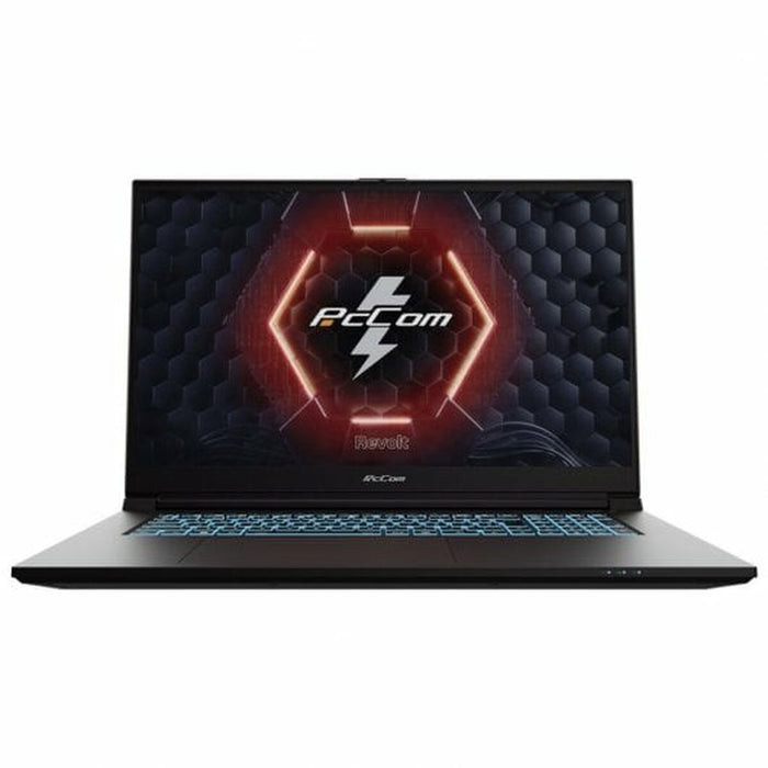 Laptop PcCom Revolt 4070 17,3" Intel Core i7-13700HX 32 GB RAM 500 GB SSD Nvidia Geforce RTX 4070 Qwerty Spaniolă