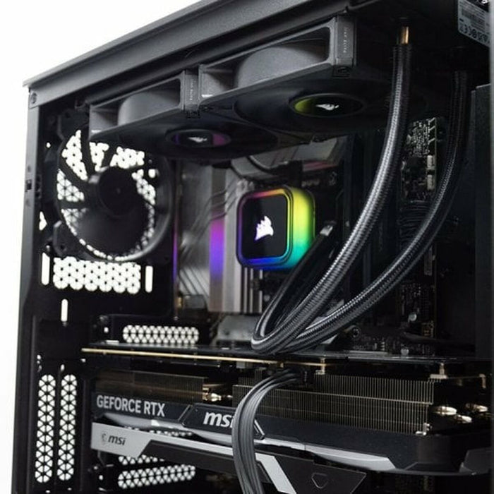 PC cu Unitate PcCom PCC-STD-13700K-4080-BLKW i7-13700K 32 GB RAM 2 TB SSD NVIDIA GeForce RTX 4080