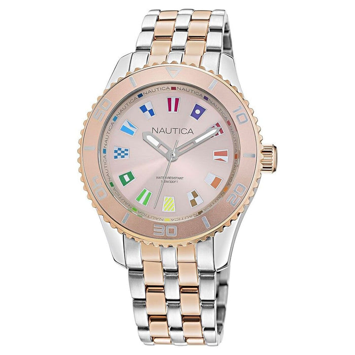 Ceas Bărbați Nautica NAPPBF039 Argintiu