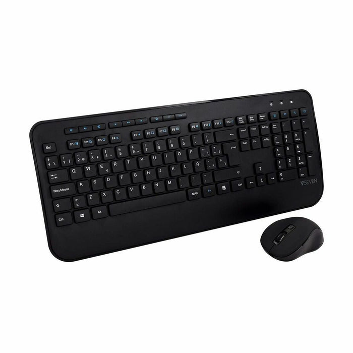 Tastatură și Mouse V7 CKW300ES Qwerty Spaniolă Spaniolă