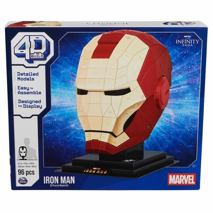 Set de Construcție Marvel Iron Man 96 Piese 24,6 x 19 x 30 cm Multicolor