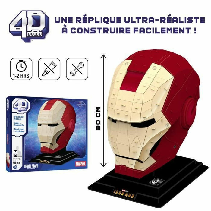 Set de Construcție Marvel Iron Man 96 Piese 24,6 x 19 x 30 cm Multicolor
