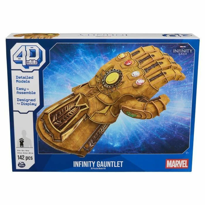 Set de Construcție Marvel Infinity Gauntlet 142 Piese 23,8 x 25,4 x 49,2 cm Multicolor
