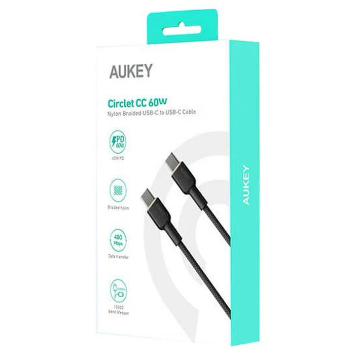 Cablu USB-C Aukey CB-NCC2 Negru 1,8 m