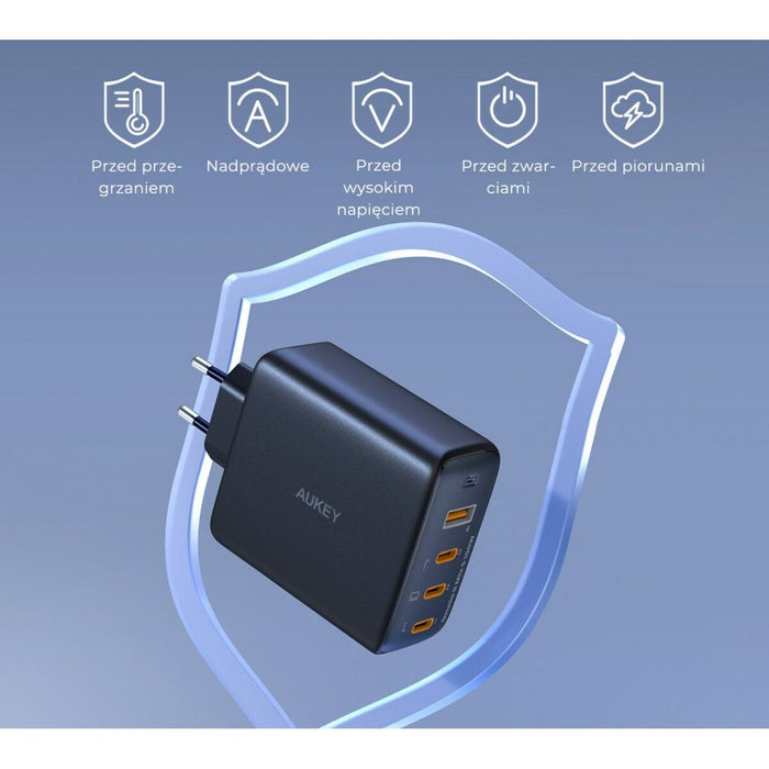 Încărcător de Perete Aukey PA-B7S Negru 100 W