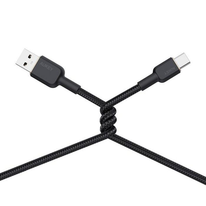 Cablu USB-C la USB Aukey CB-NAC1 Negru 1 m