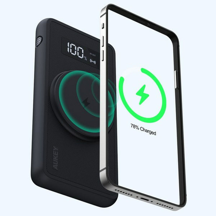 Powerbank Aukey PB-WL01i Negru 10000 mAh