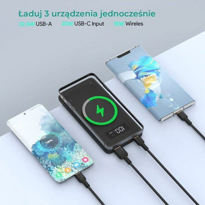 Powerbank Aukey PB-WL01i Negru 10000 mAh