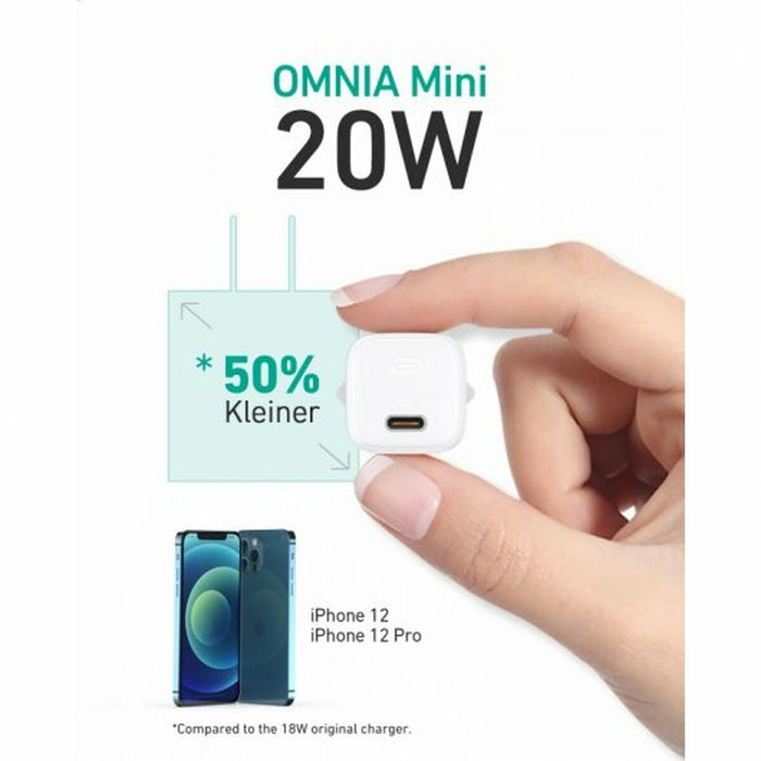 Încărcător de Perete Aukey Omnia Mini Alb 20 W