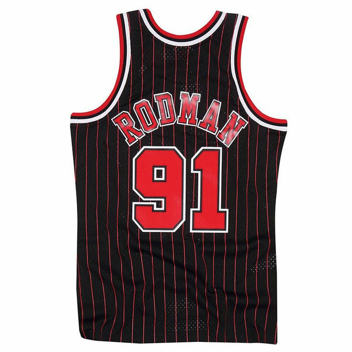 Tricou de baschet Mitchell & Ness Chicago Bulls Dennis Rodman Negru