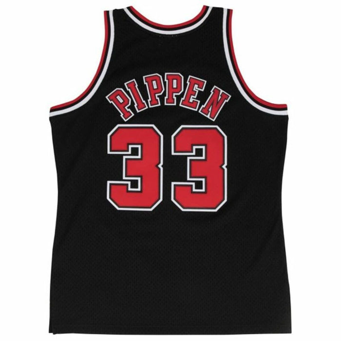 Tricou de baschet Mitchell & Ness Chicago Bull Scotie Pippen Negru