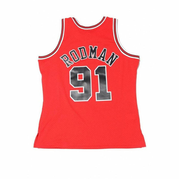 Tricou de baschet Mitchell & Ness Chicago Bull Dennis Rodman Roșu