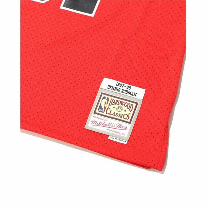 Tricou de baschet Mitchell & Ness Chicago Bull Dennis Rodman Roșu