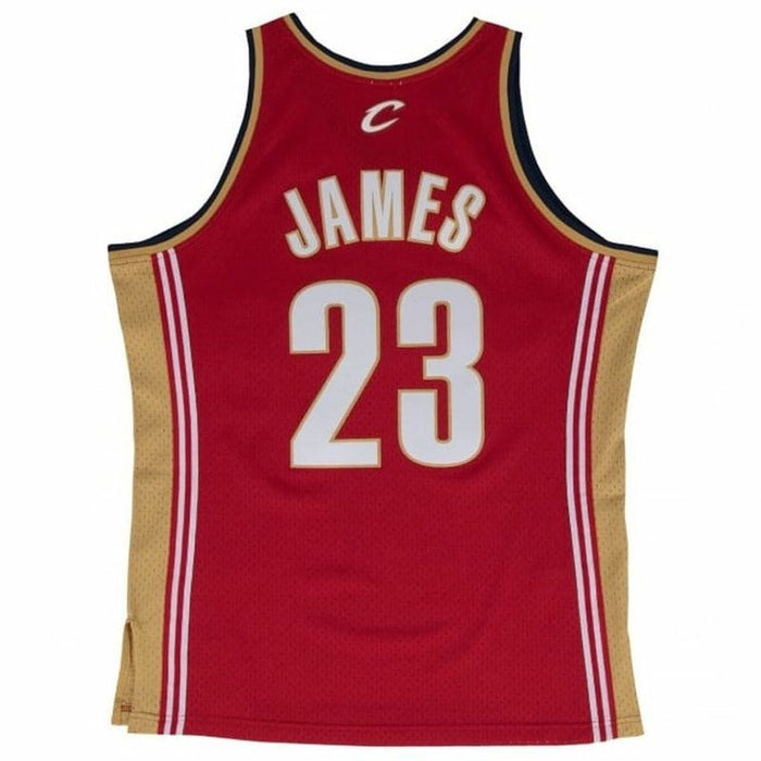 Tricou de baschet Mitchell & Ness Lebron James Cleveland Cavaliers Roșu