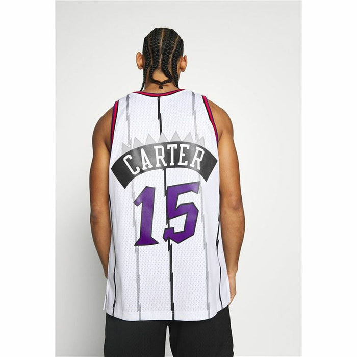 Tricou de baschet Mitchell & Ness Toronto Raptors Vince Carter Alb